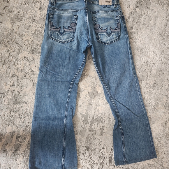 Diesel Other - Diesel Zaghor Medium Blue Embroidered Back Pocket Jeans